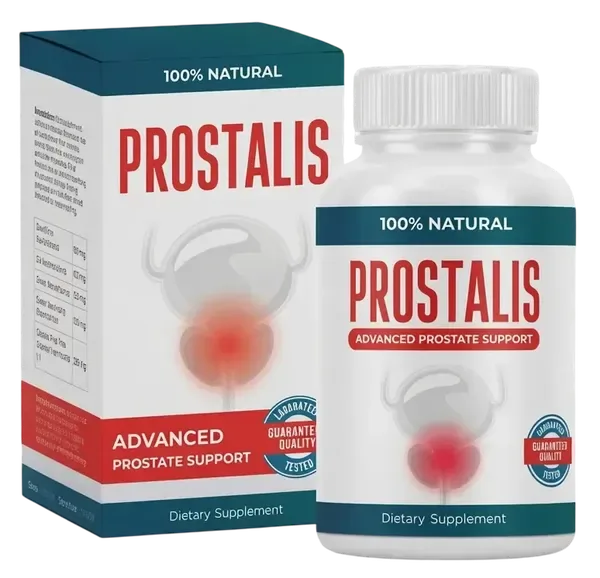 Envase oficial de Prostalis cápsulas para el bienestar de la próstata